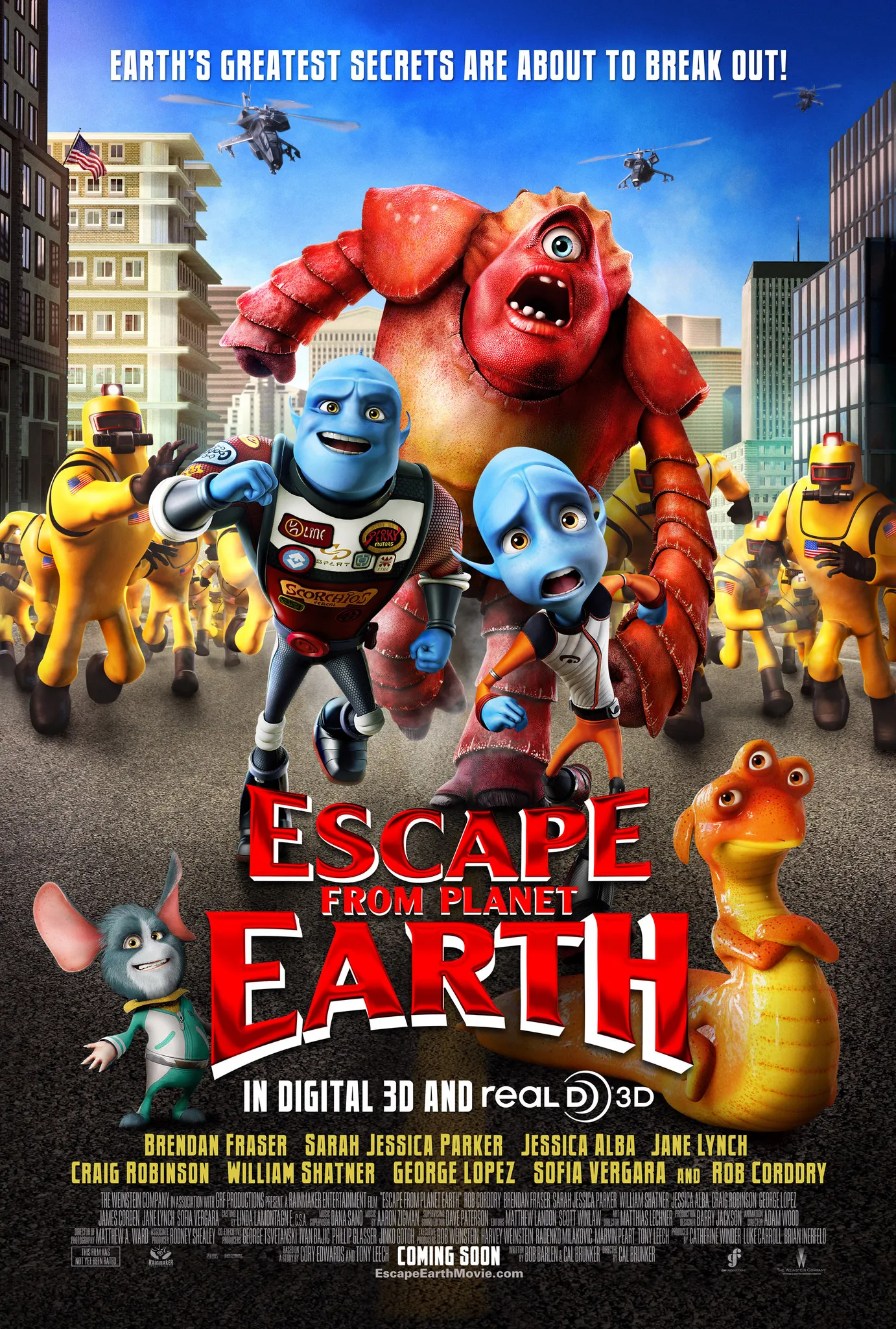  انیمیشن Escape from Planet Earth 2012